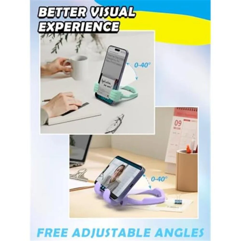 Adjustable Phone Stand Desk Cell Phone Holder Thumbs Up Phone Holder Rotating